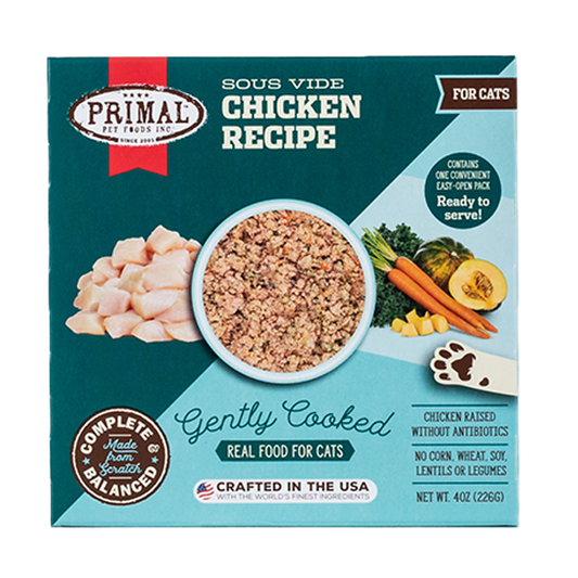 Primal Cat Gently Cooked Sous Vide Chicken 4 oz