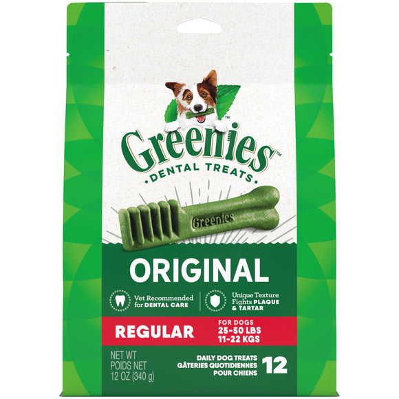 Greenies Regular Original Chicken Dental Dog Treats - 12oz