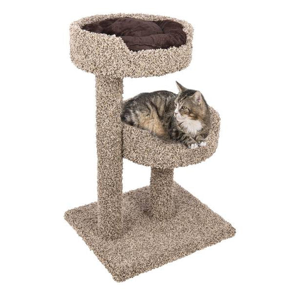 Ware Two Story Cat Perch with Donut Bed