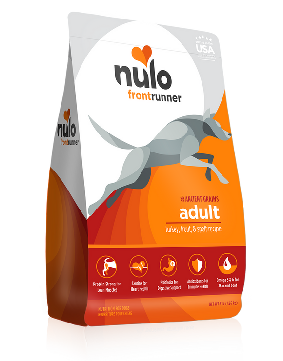 Nulo Dry Dog Food 3lb Turkey Trout and Spelt