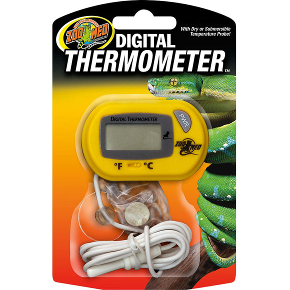 Zoo Med Digital Terrarium Thermometer Multi-Colored