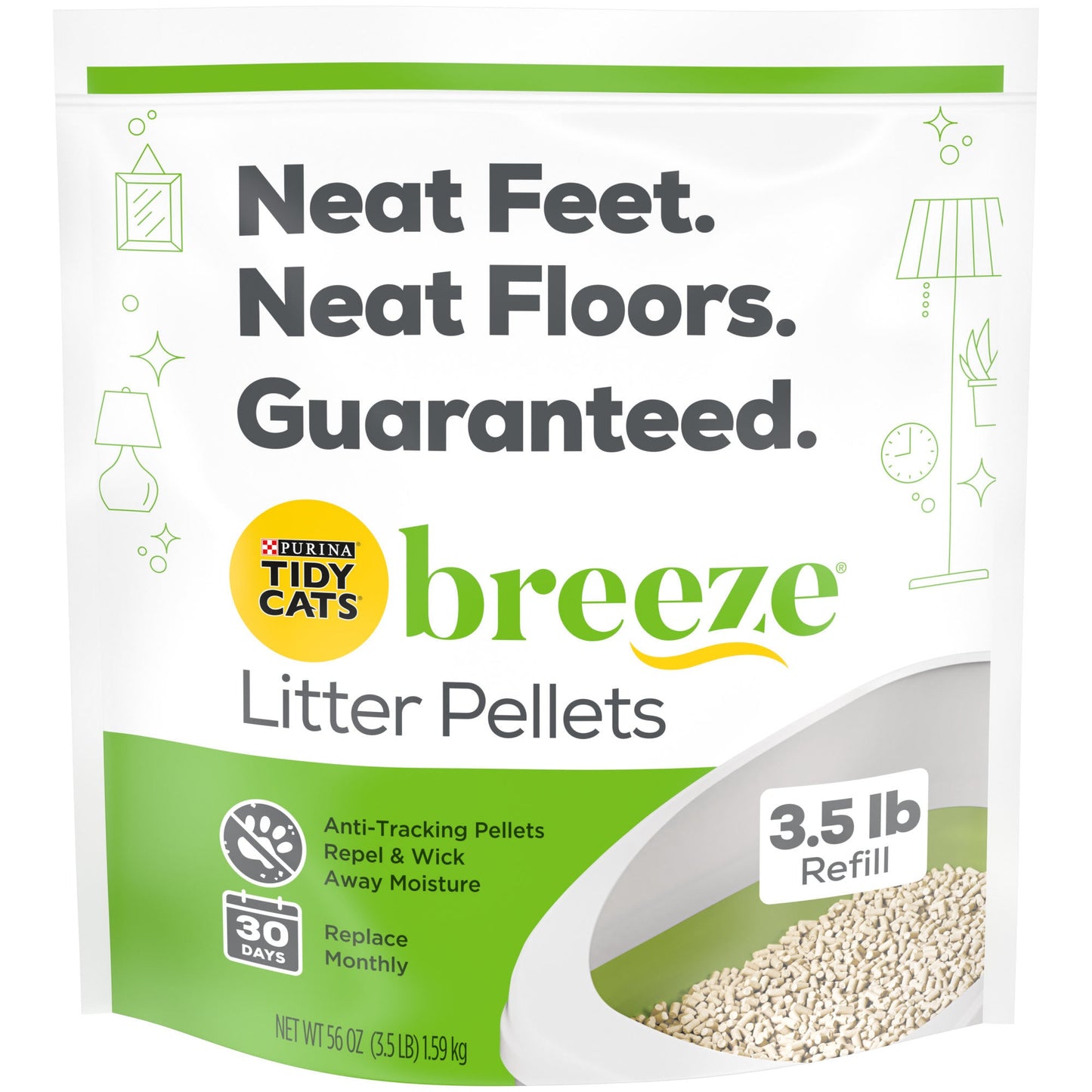 Purina Tidy Cats Breeze Refill Litter Pellets 3.5 lbs.