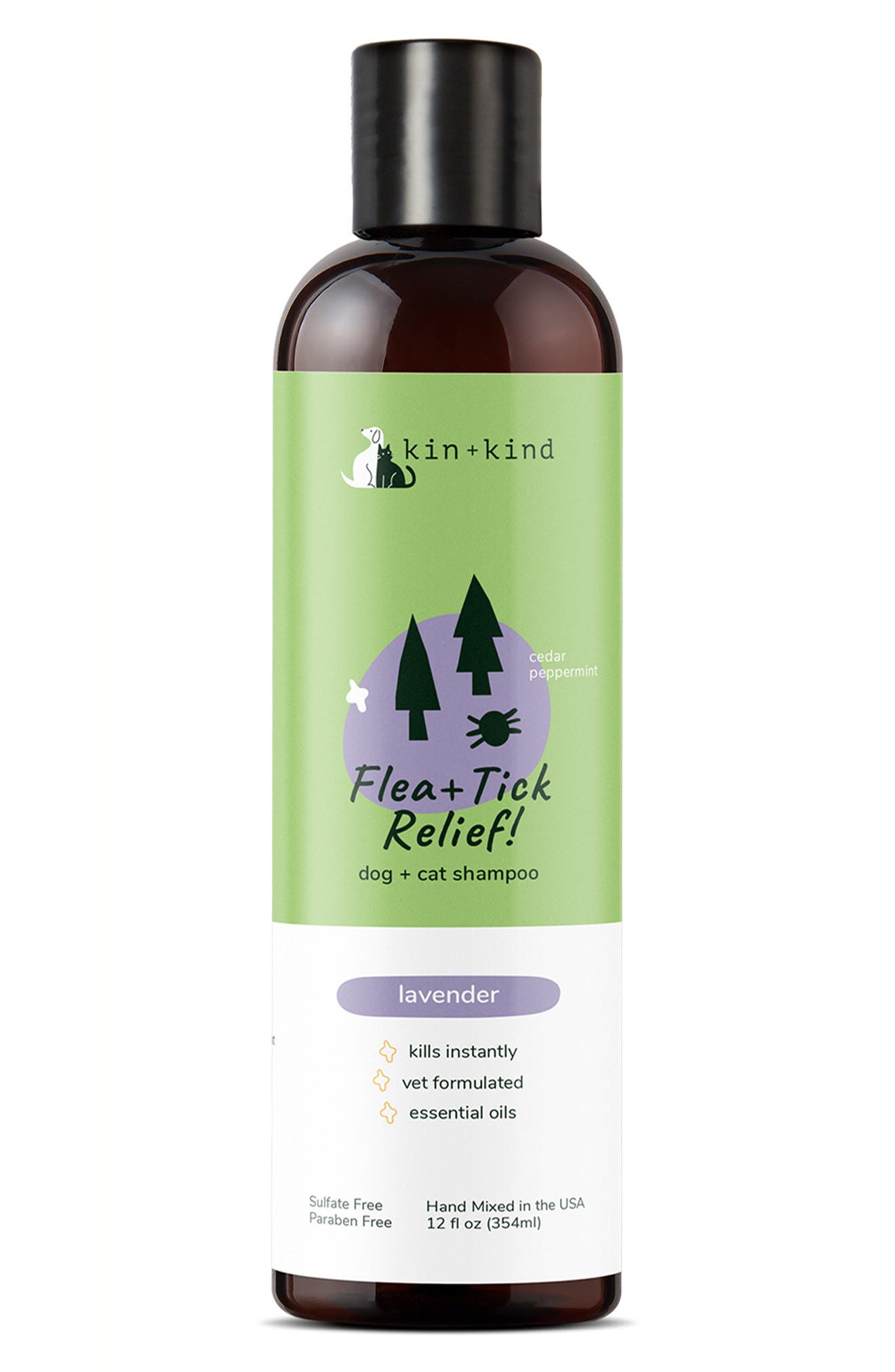 Kin & Kind Lavender Flea & Tick Shampoo 12oz