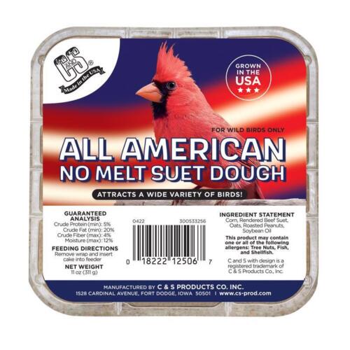 C&S Suet for wild Birds 11oz  All American