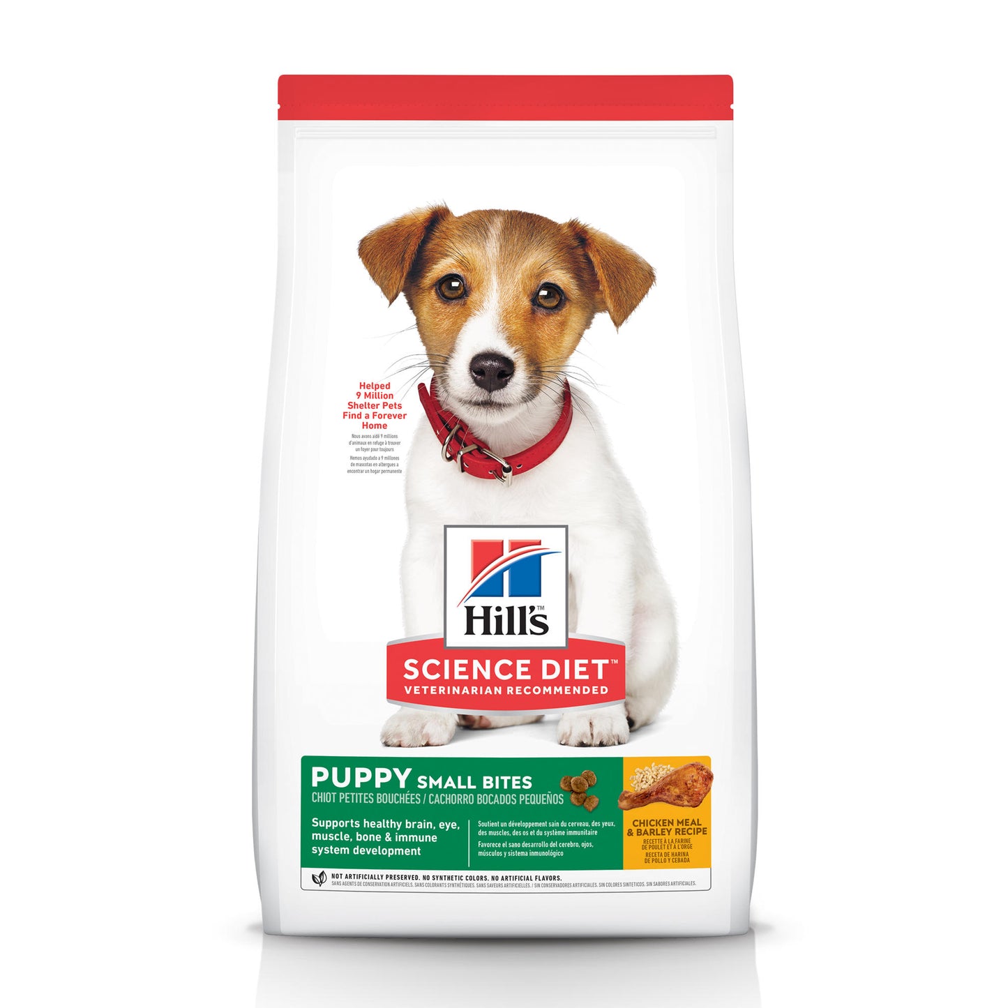 Hill's Science Diet Puppy Small Bites Chicken Meal & Barley Recipe Dry Dog Food, 4.5 lb bag