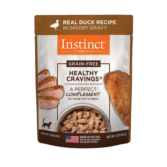 Instinct Healthy Cravings Grain Free Recipe Natural Wet Cat Food Toppers 3 Oz