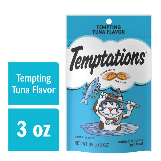 Temptations Tuna Flavor Classic  Crunchy & Soft Treat for Cat  3 oz.