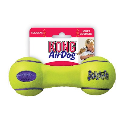 KONG Air Dog Tennis Ball Dumbbell Dog Toy  Large