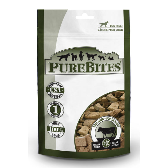 PureBites Freeze Dried Treats for Dogs Beef Liver 4.2oz
