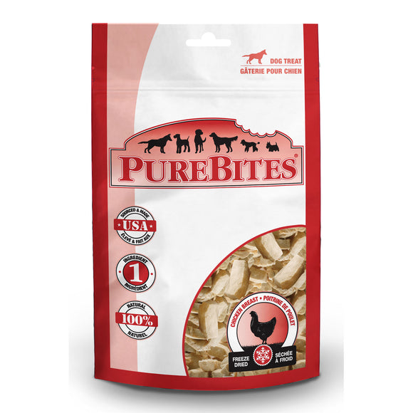 PureBites Freeze Dried Treats for Dogs Chicken 3oz
