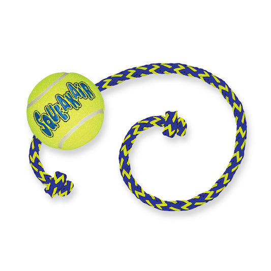 KONG SqueakAir Fetch Tennis Ball Dog Toy, Medium