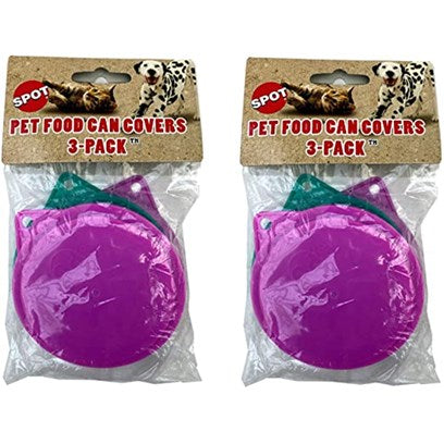 Ethical Pet Plastic Dog and Cat Food Can Covers  3 Count