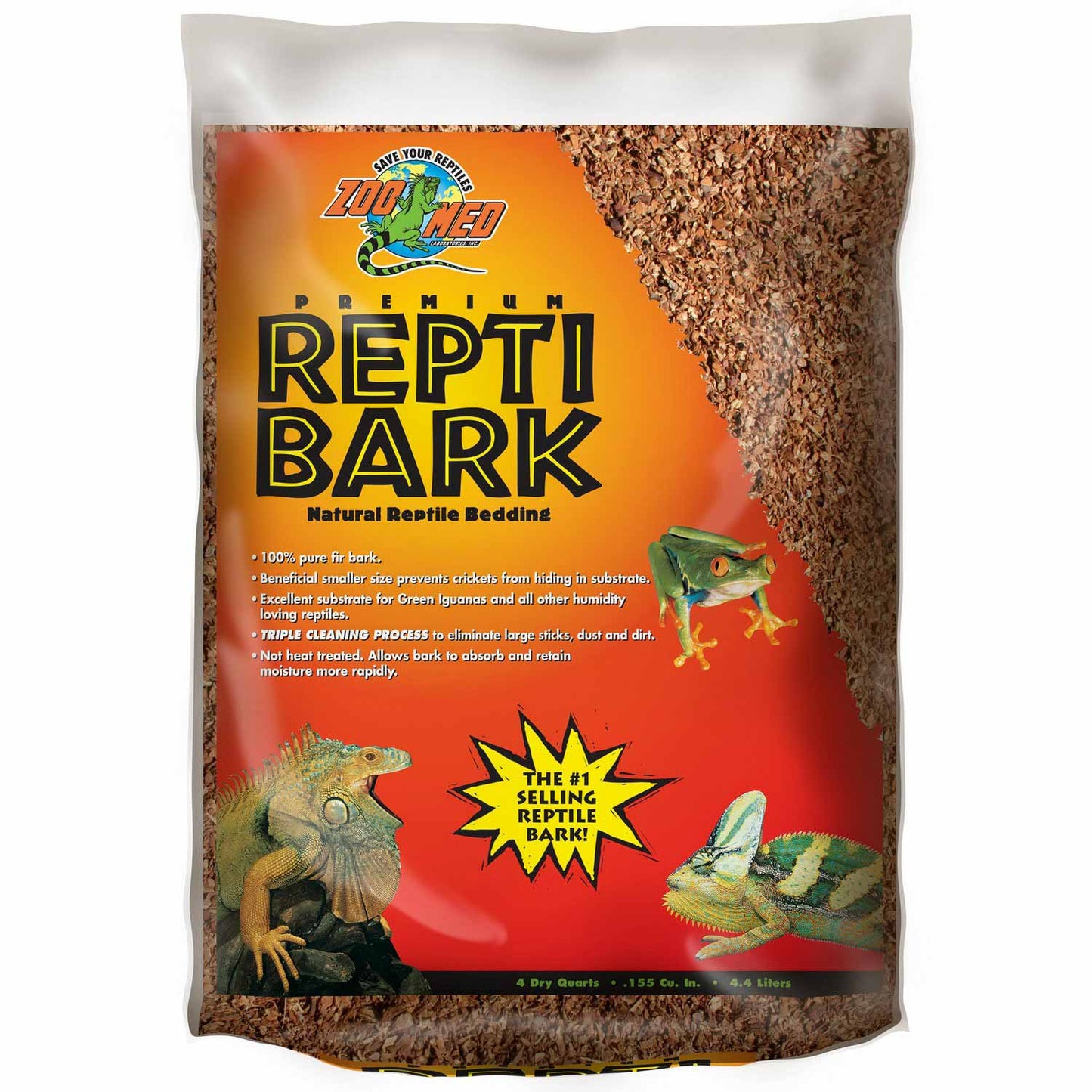 Zoo Med ReptiBark Natural Reptile Bedding  24 qt