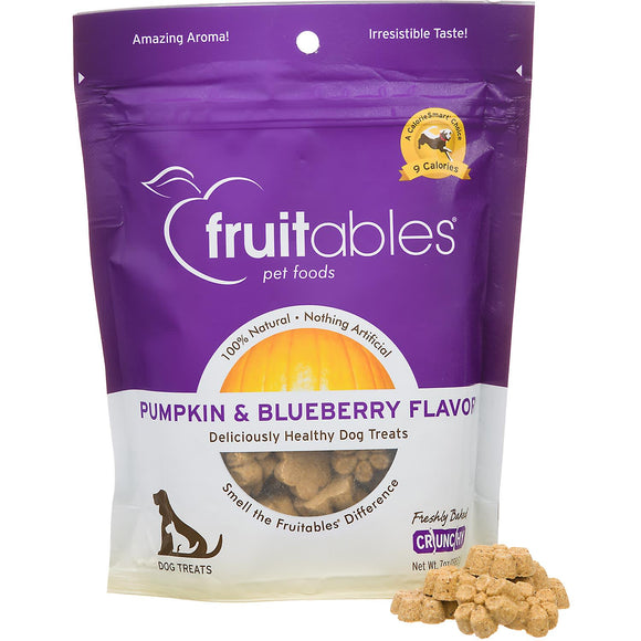 Fruitables Baked Dog Treats  Pumpkin and Blueberry Flavor  7 Ounces