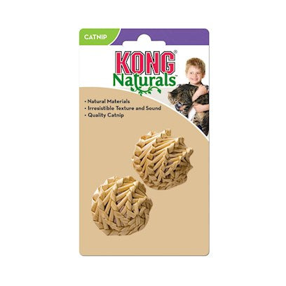 KONG Naturals Catnip Straw Ball Cat Toy