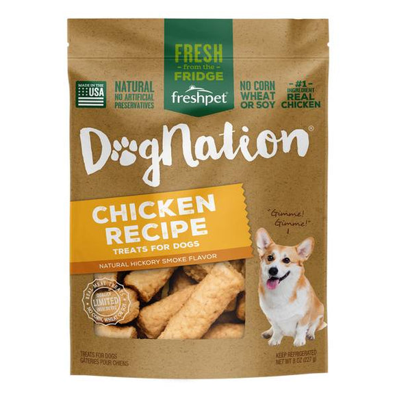 Freshpet Dognation Chicken Treats, 8 Oz