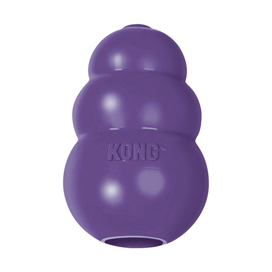 KONG Senior Dog Natural Rubber Toy, Large, Purple