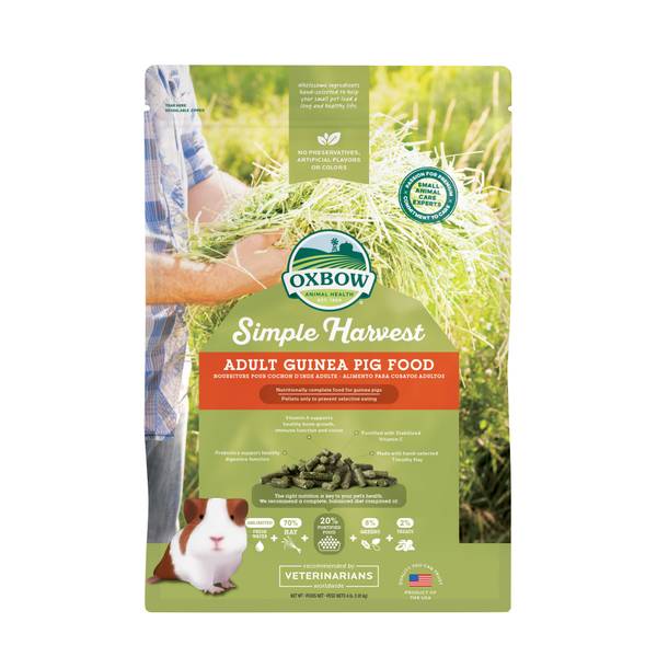 Oxbow 4 lb Simple Harvest Adult Guinea Pig Food