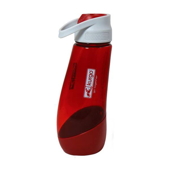 Kurgo Gourd (TM) Travel Dog Water Bottle & Dog Water Dispenser, Barn Red