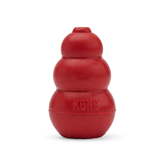 KONG Classic Non Toxic Rubber Dog Toy  Red  X-Small