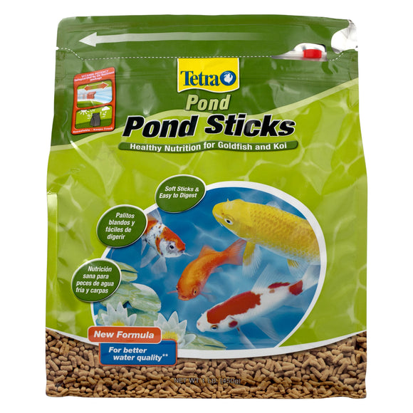 Tetra TetraPond Sticks 1 Pound  Pond Fish Food  for Goldfish and Koi