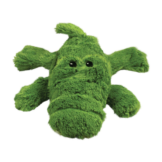 KONG Cozie Ali the Alligator Dog Toy  Medium  Green