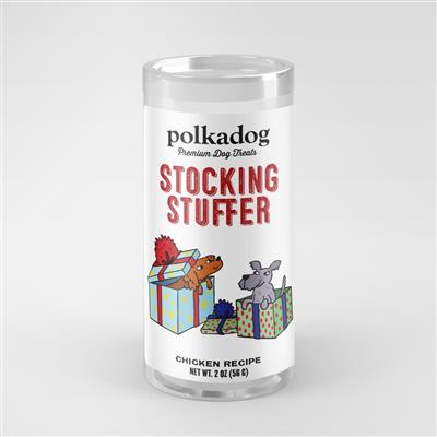 Polka Dog Chicken Stocking Stuffer 2oz