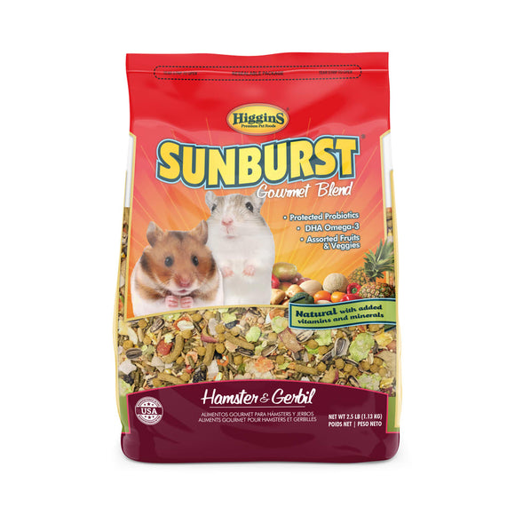Higgins Sunburst Hamster & Gerbil Small Animal Food  2.5 Lb