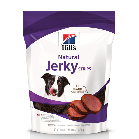 Hill's Natural Jerky Strips with Real Beef Dog Treats, 7.1 oz bag (Previously known as Hill's Science Diet Dog treats)