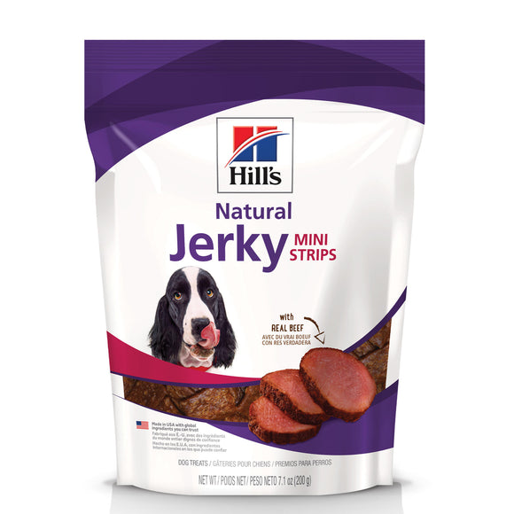 Hill's Natural Jerky Mini-Strips with Real Beef Dog Treats, 7.1 oz bag (Previously known as Hill's Science Diet Dog treats)