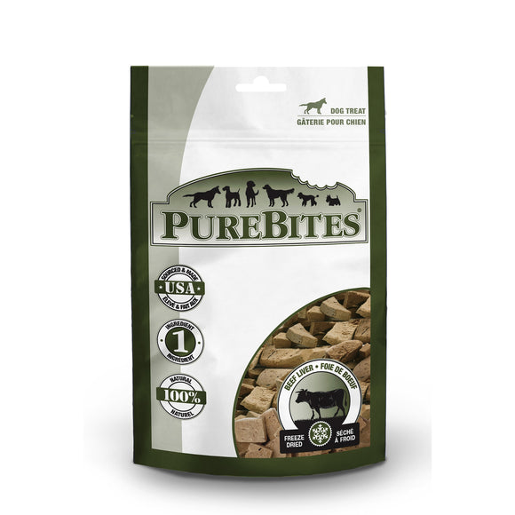 PureBites Freeze Dried Treats for Dogs Beef Liver 2oz