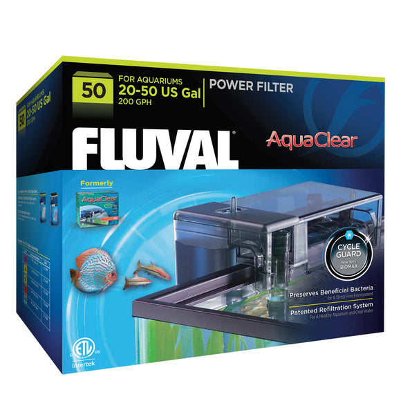 AquaClear Fish Tank Filter - 20 to 50 Gallons - 50v