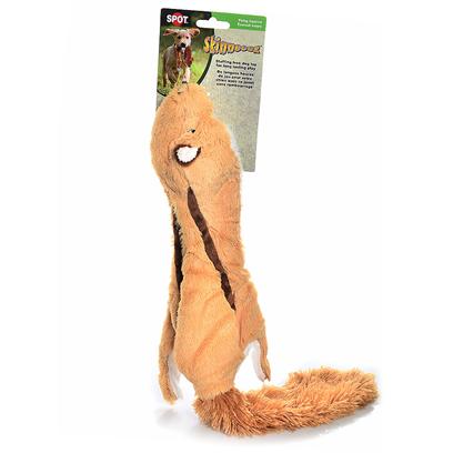 SPOT Skinneeez Stuffing Free Plush Squirrel Dog Toy  23