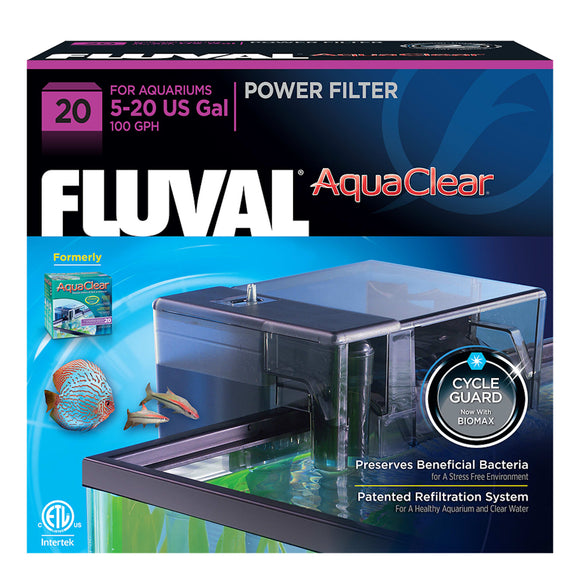 AquaClear Fish Tank Filter - 5 to 20 Gallon - 110v