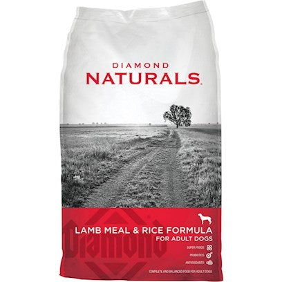 Diamond Naturals Lamb & Rice Adult Dry Dog Food, 40 lb