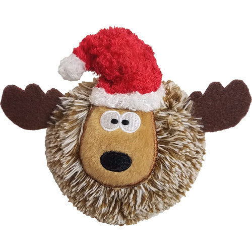 Petlou 4 in Christmas EZ Squeaky Reindeer Ball