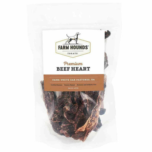 Farm Hounds Beef Hearts Dog Treats 4.5oz