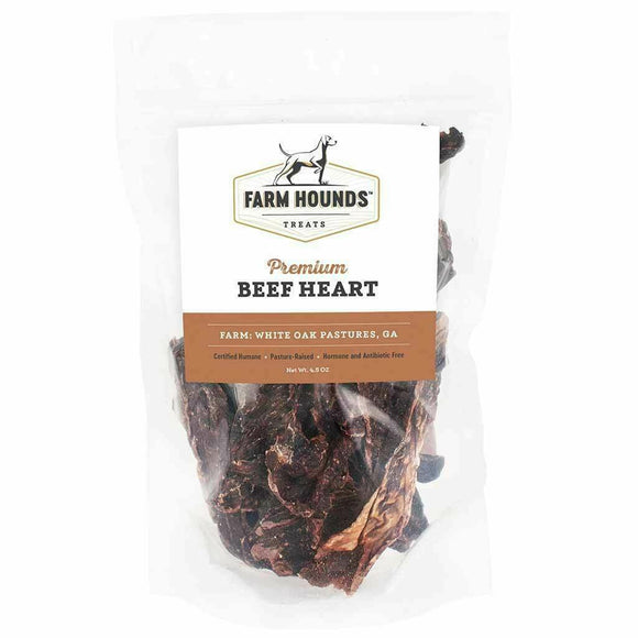 Farm Hounds Beef Hearts Dog Treats 4.5oz