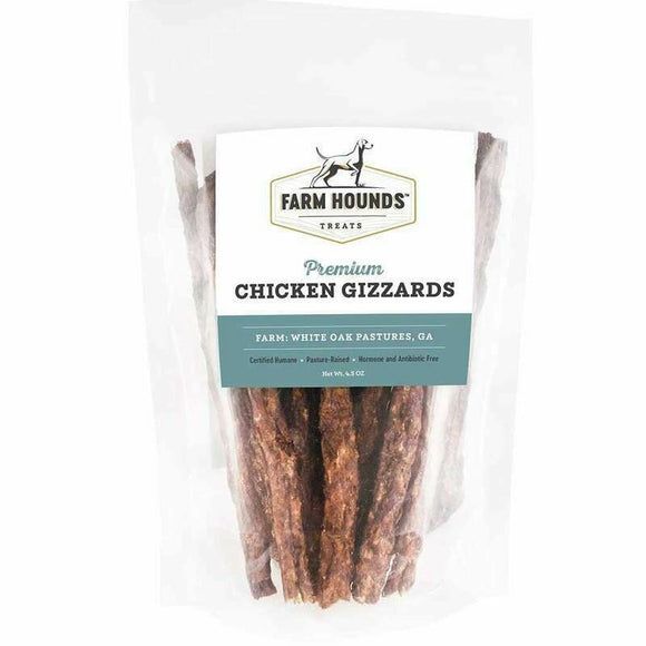 Farm Hounds Chicken Gizzards Sticks Dog Treats 4.5oz