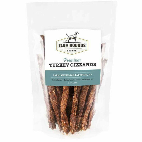 Farm Hounds Turkey Gizzards Sticks Dog Treats 4.5oz
