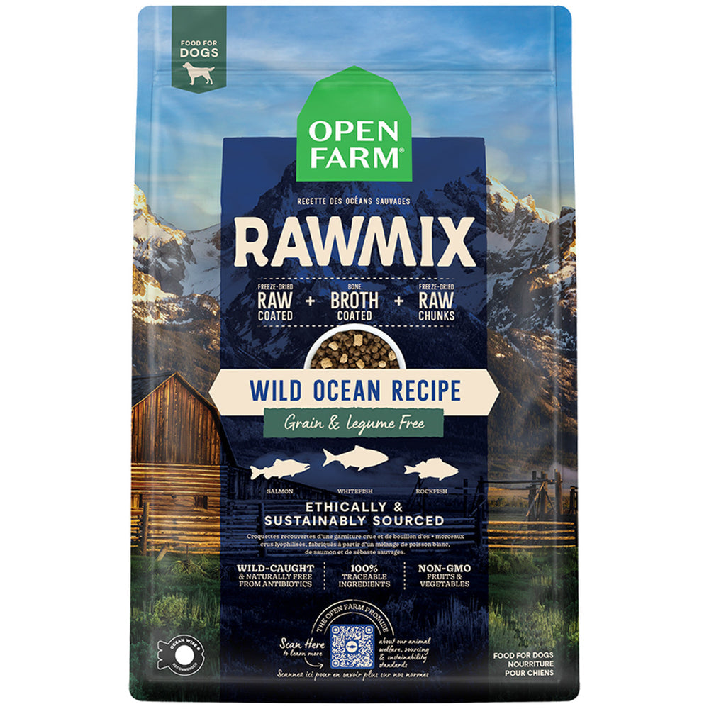 Open Farm RawMix Grain Free Wild Ocean Recipe Dry Dog Food 3.5lb