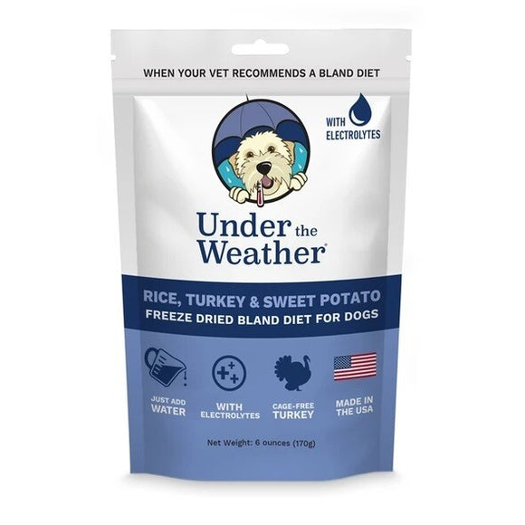 Under the Weather Freeze Dried 6oz Turkey & Sweet Potato Bland Diet For Dogs