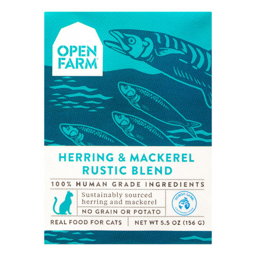 Open Farm Herring & Mackerel Rustic Blend Cat Food 5.5oz