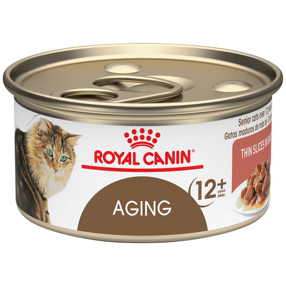 AMERICAN DISTRIBUTION & MFG CO Feline Health Nutrition Cat Food, Adult Aging 12+, 3-oz. Can