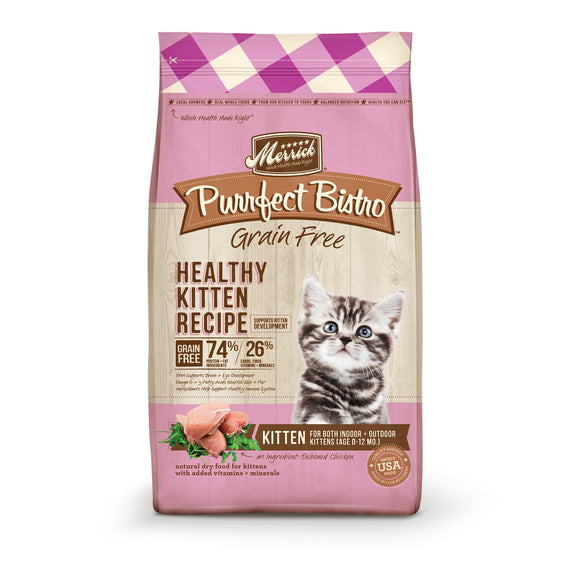 Merrick Purrfect Bistro Grain-Free Healthy Kitten Dry Cat Food - 4 lb. Bag