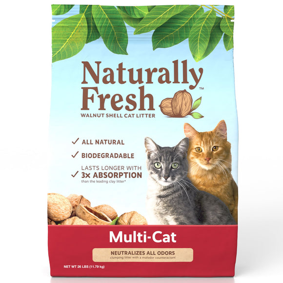 Naturally Fresh Multi Cat Quick Clumping Cat Litter 26 lb