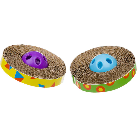 Petstages Spin and Scratch Cat Toy 2pk
