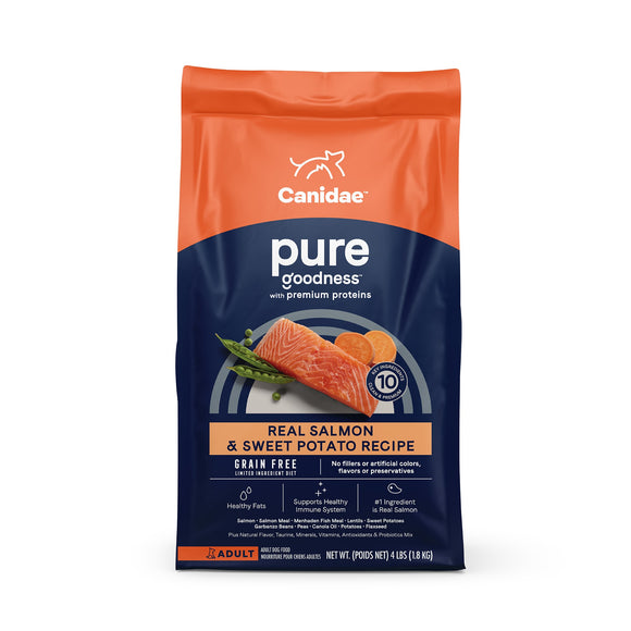 Canidae Pure Sea Grain-Free Fresh Salmon Adult Dry Dog Food, 4 lb