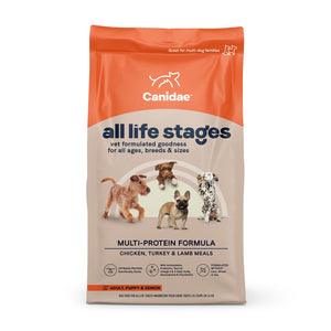 Canidae All Life Stages Multi-Protein Chicken, Turkey, Lamb & Fish Dry Dog Food, 27lb