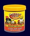 Omega One Goldfish Pellets, Sinking, 4mm Medium Pellets, 4.2 oz